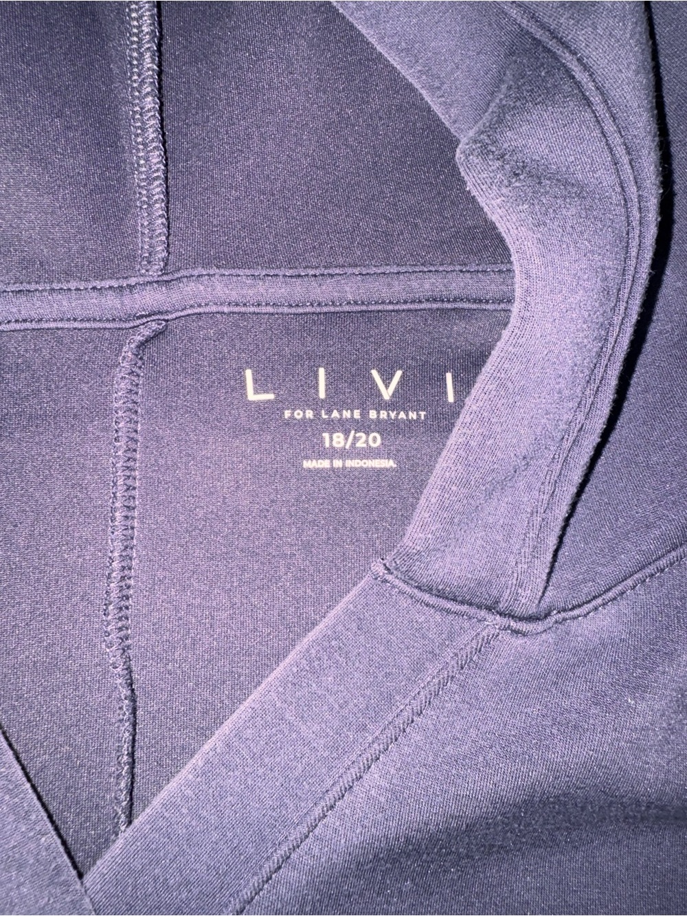 Lane Bryant Dusty Blue Wide-Leg Lounge Pants - Picture 6 of 8
